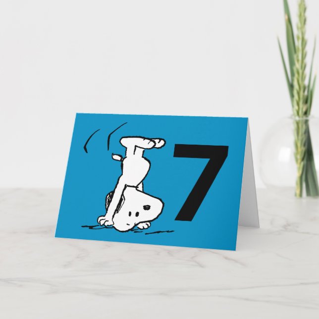 PEANUTS | Snoopy Grattis på födelsedagen Kort (Framsida)