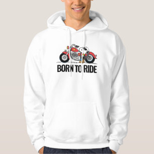 Peanuts Snoopy & Hans Motorcykel Hoodie
