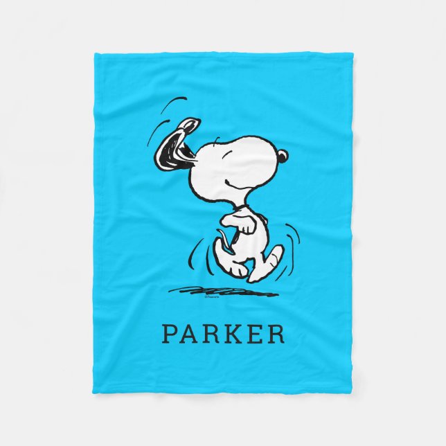 Peanuts | Snoopy Happy Dance Fleece Blanket (Framsidan)