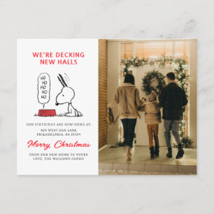 Peanuts   Snoopy Ho Ho Ho Matservis Helg Vykort