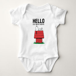 Peanuts Snoopy Hund House | HEJ |'m Ny här T Shirt