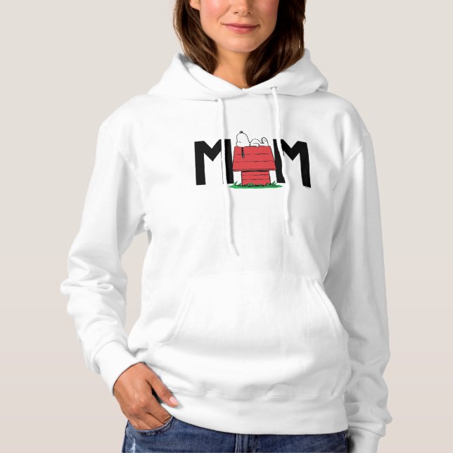Peanuts Snoopy Hund House | Jag är Mamma T Shirt (Framsida)