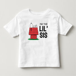 Peanuts Snoopy Hund Hus | Jag är den lilla systern T Shirt