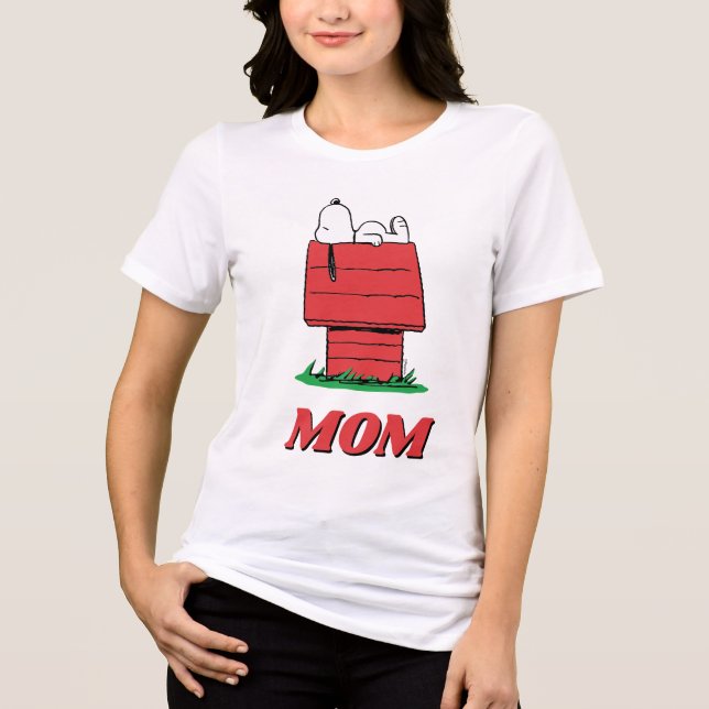 Peanuts Snoopy Hundhus Födelsedags Tri-Blend Tröja (Framsida)