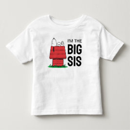 Peanuts Snoopy Hundhus | Jag är den stora systern T Shirt
