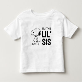 Peanuts Snoopy | Jag är lillasyster T Shirt