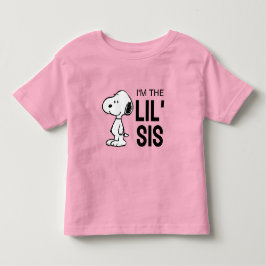 Peanuts Snoopy | Jag är lillasyster T Shirt