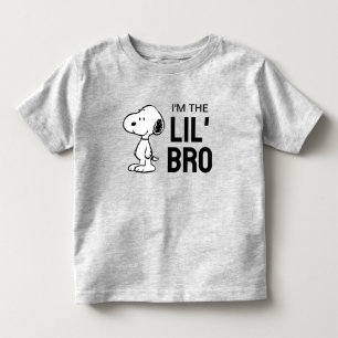Peanuts   Snoopy Jag Är Lillebror T Shirt