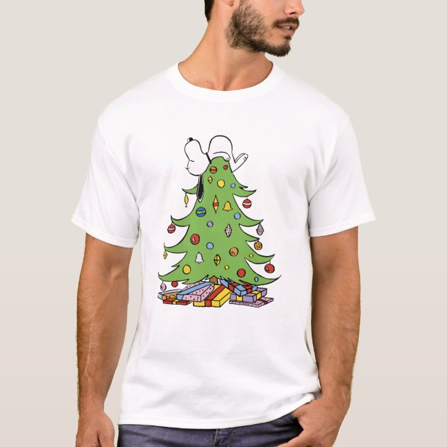 peanuts snoopy jul t shirt (Framsida)