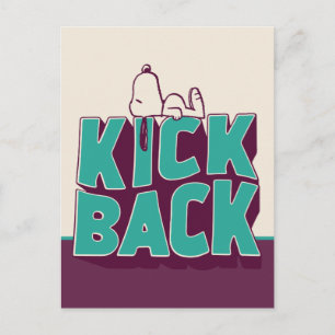 Peanuts Snoopy Kickback Vykort