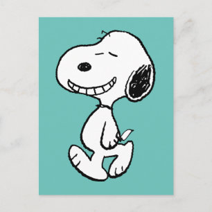 Peanuts Snoopy Leende Vykort