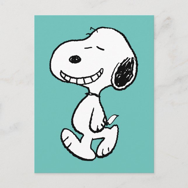 Peanuts | Snoopy Leende Vykort (Framsida)