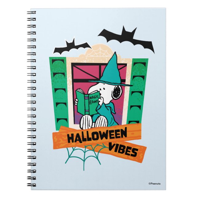 Peanuts Snoopy Magiska Drycker Halloween Anteckningsbok (Framsidan)