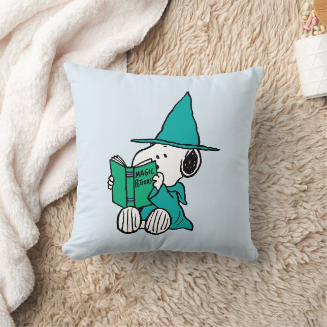 Peanuts Snoopy Magiska Drycker Halloween Kudde (Filt)