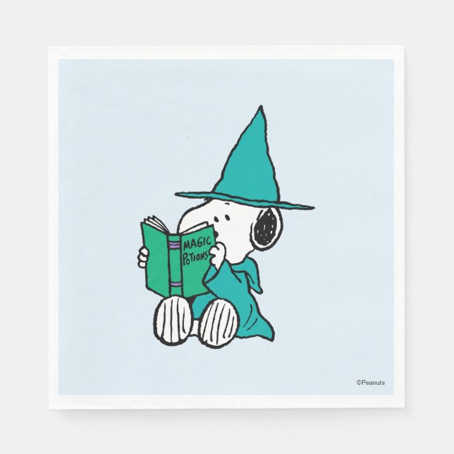 Peanuts Snoopy Magiska Drycker Halloween Pappersservett (Framsidan)