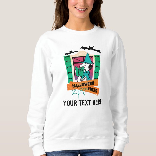 Peanuts Snoopy Magiska Drycker Halloween T Shirt (Framsida)