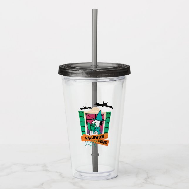 Peanuts Snoopy Magiska Drycker Halloween Take Away Mugg (Framsida)