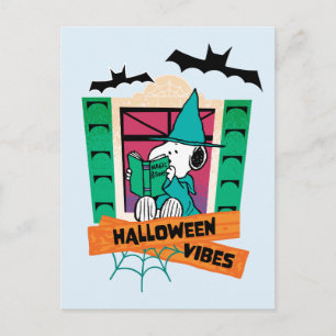 Peanuts Snoopy Magiska Drycker Halloween Vykort