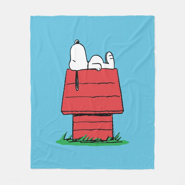 Peanuts | Snoopy Napping Fleecefilt (Framsidan)