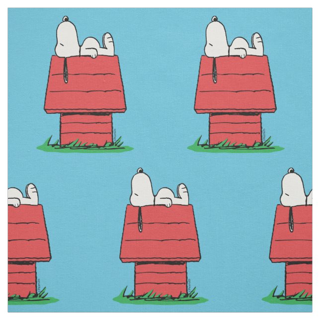 Peanuts | Snoopy Napping Tyg (Provkarta)