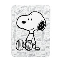 PEANUTS | Snoopy på svartvita Tecknader