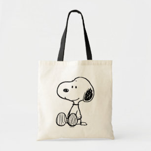 PEANUTS Snoopy på svartvita Tecknader Tygkasse