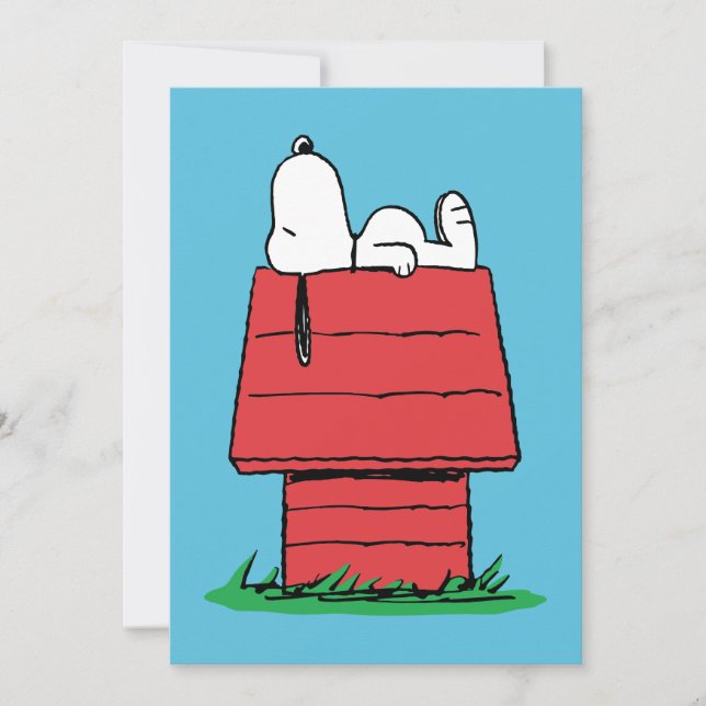 Peanuts | Snoopy som sover Kort (Framsida)