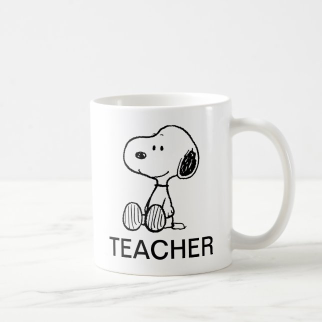 PEANUTS | Snoopy Teacher Kaffemugg (Höger)