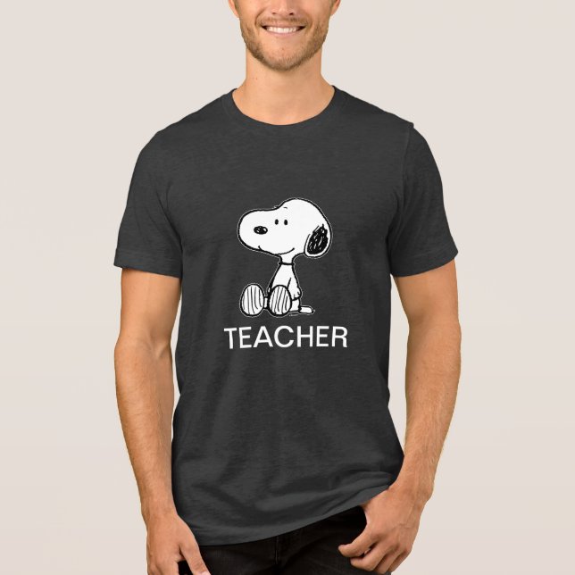 PEANUTS | Snoopy Teacher T Shirt (Framsida)