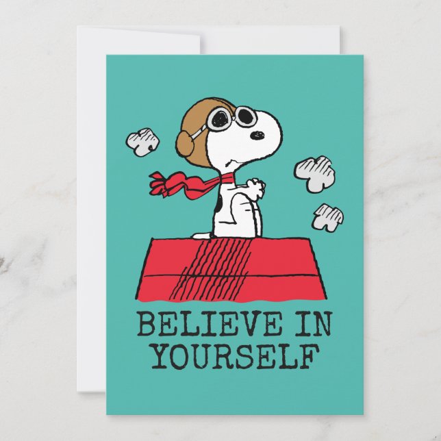 Peanuts | Snoopy the Flying Ace Kort (Framsida)