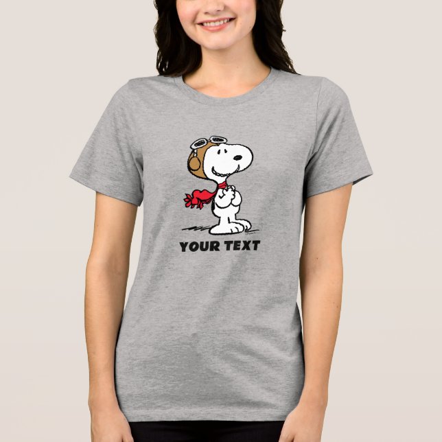 Peanuts | Snoopy The Flying Ace T Shirt (Framsida)