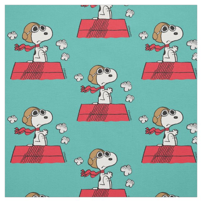 Peanuts | Snoopy the Flying Ace Tyg (Provkarta)