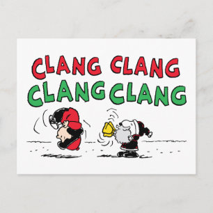 Peanuts   Snoopy tomte & Lucy Vykort