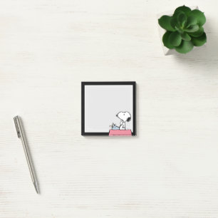 Peanuts   Snoopy vid skrivmaskinen Post-it Block