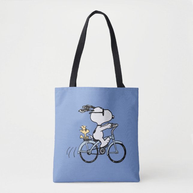 Peanuts | Snoopy & Woodstock Cykel Tygkasse (Framsida)