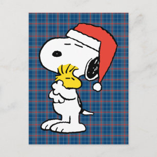 Peanuts   Snoopy & Woodstock Holiday Hugs Vykort