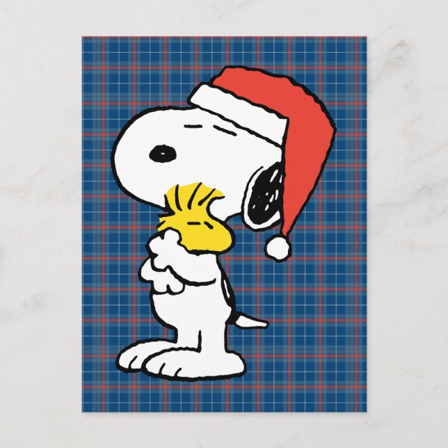 Peanuts | Snoopy & Woodstock Holiday Hugs Vykort (Framsida)