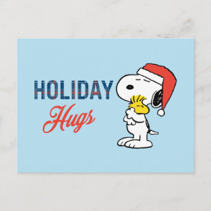 Peanuts   Snoopy & Woodstock Holiday Hugs Vykort