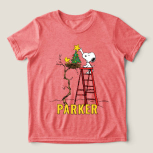 Peanuts Snoopy & Woodstock Julgran T Shirt