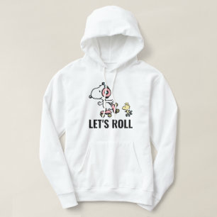 PEANUTS   Snoopy & Woodstock   Låt oss rulla Hoodie
