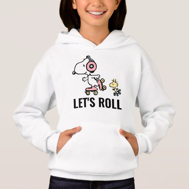 PEANUTS | Snoopy & Woodstock | Låt oss rulla T Shirt (Framsida)