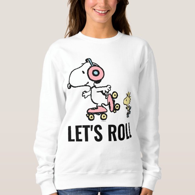 PEANUTS | Snoopy & Woodstock | Låt oss rulla T Shirt (Framsida)