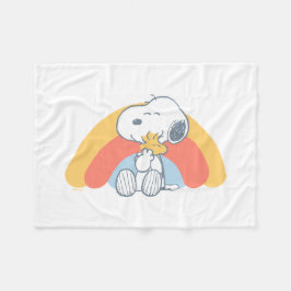 Peanuts | Snoopy & Woodstock Rainbow Baby Fleece B