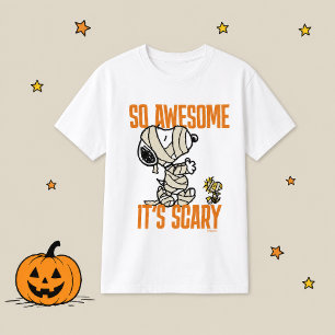Peanuts Snoopy & Woodstock Så Awesome Det Är Skr T Shirt