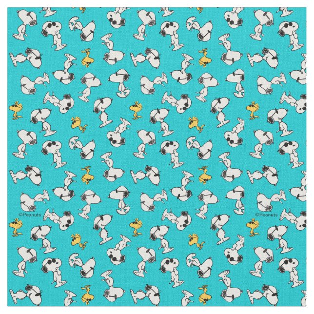 Peanuts | Snoopy & Woodstock Solglasögon Tyg (Närbild)