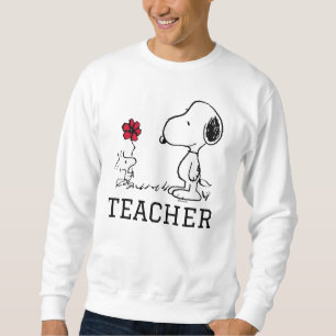 PEANUTS Snoopy & Woodstock Teacher Lång Ärmad Tröja