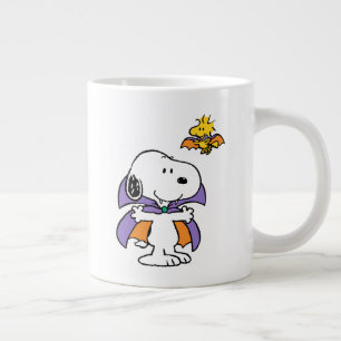 Peanuts Snoopy Woodstock Vampyr Halloween Jumbo Mugg