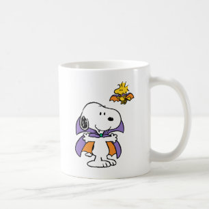 Peanuts Snoopy Woodstock Vampyr Halloween Kaffemugg