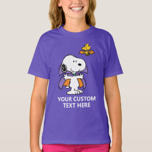 Peanuts Snoopy Woodstock Vampyr Halloween T Shirt