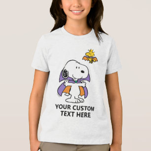 Peanuts Snoopy Woodstock Vampyr Halloween T Shirt